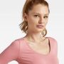 G-Star RAW Base Top Roze Dames - Thumbnail 4
