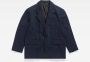G-Star RAW Big Boyfriend Oversized Blazer Donkerblauw Dames - Thumbnail 3