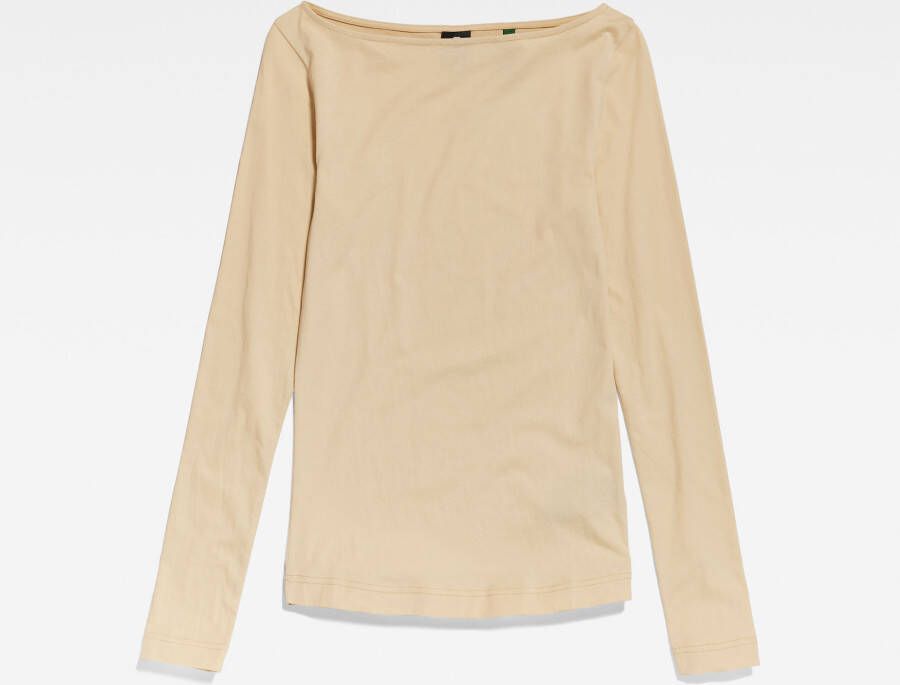 G-Star RAW Boat Slim Top Beige Dames