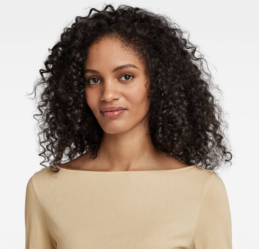 G-Star RAW Boat Slim Top Beige Dames