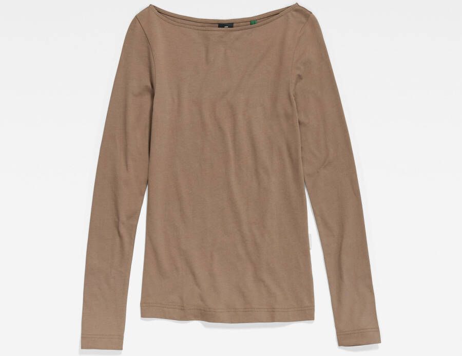 G-Star RAW Boat Slim Top Bruin Dames