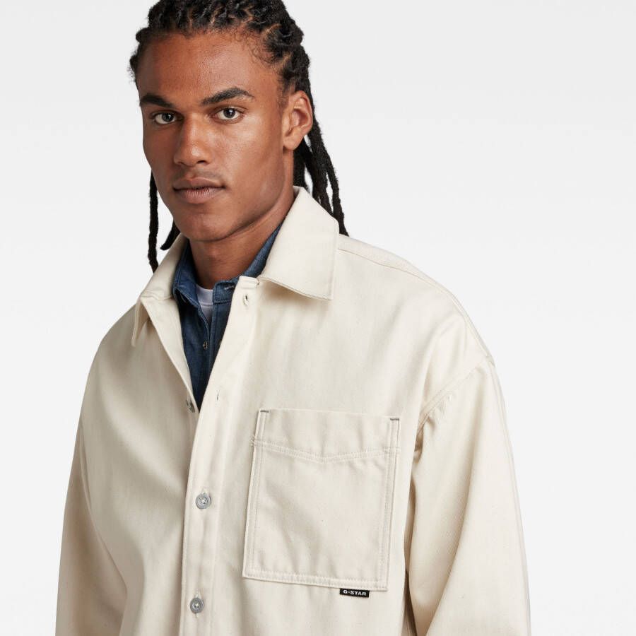 G-Star RAW Boxy Fit Shirt Wit Heren