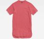 G-Star RAW T-shirtjurk van biologisch katoen rood - Thumbnail 3
