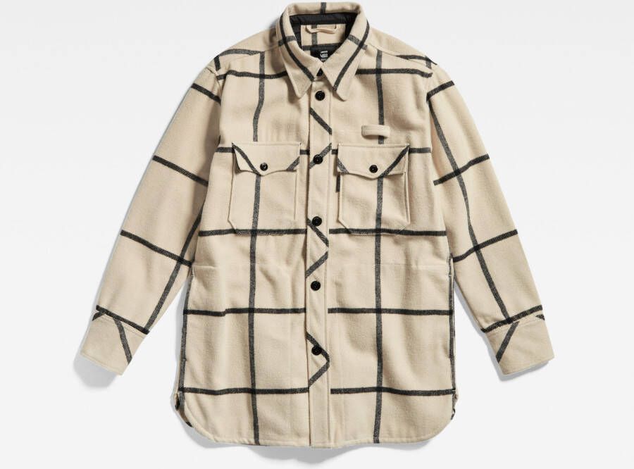 G-Star RAW Boyfriend Overshirt Meerkleurig Dames
