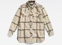 G-Star RAW Geruite blouse BF overshirt Landlake wool check r - Thumbnail 6
