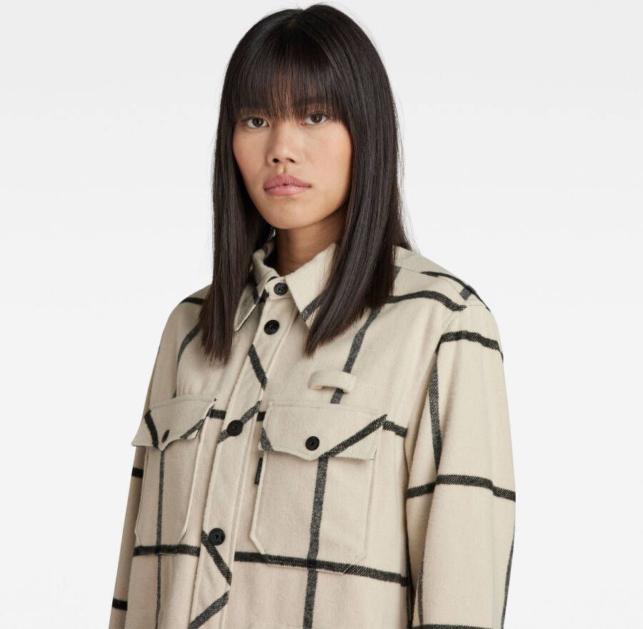G-Star RAW Boyfriend Overshirt Meerkleurig Dames