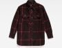 G-Star RAW Geruite blouse BF overshirt Landlake wool check r - Thumbnail 3