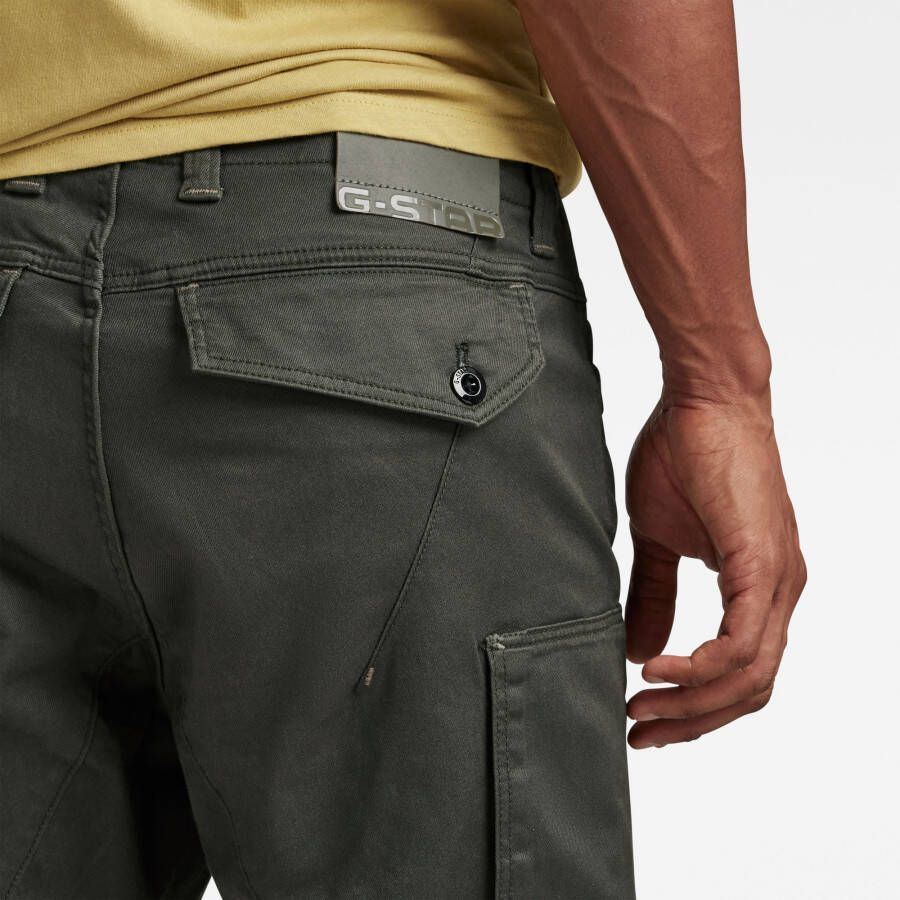 G-Star RAW Cargo Broek Zip Pocket 3D Skinny Grijs Heren