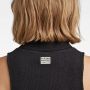 G-Star RAW Cycling Ultra Slim Top Met Rits Zwart Dames - Thumbnail 3