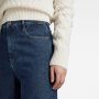 G-Star RAW Deckk 2.0 high waist loose fit jeans dark blue denim - Thumbnail 4