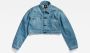 G-Star RAW Denim Jack Cropped Midden blauw Dames - Thumbnail 4