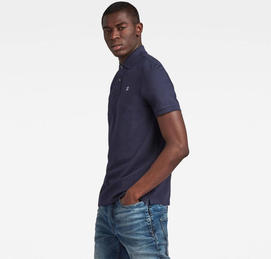 G-Star RAW Dunda Polo Donkerblauw Heren