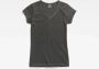 G-Star RAW Eyben Slim V-Hals Top Zwart Dames - Thumbnail 3
