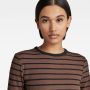 G-Star RAW Shirt met lange mouwen Long sleeve Slim rib 2.0 stripe l\s - Thumbnail 5