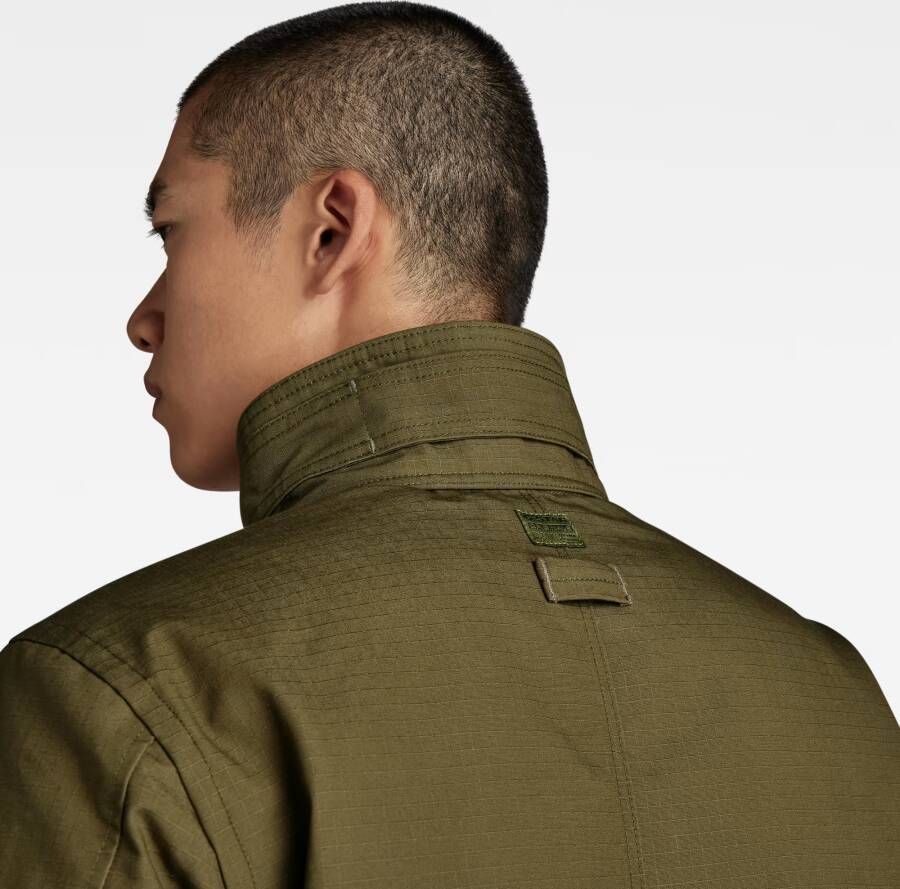 G-Star RAW Gewatteerde Trenchcoat Groen Heren