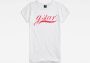 G-Star RAW Graphic 1 Slim Top Wit Dames - Thumbnail 2