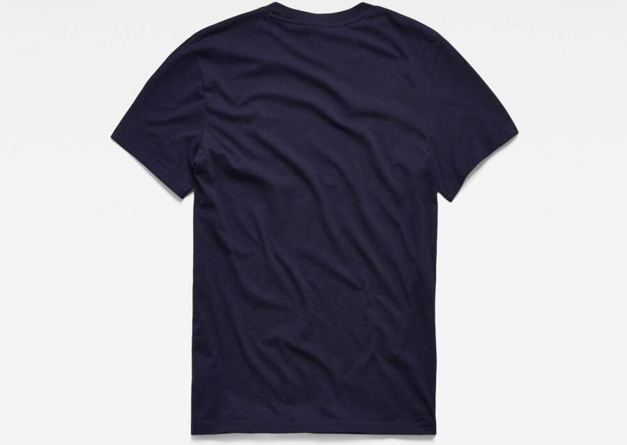 G-Star RAW Graphic 8 T-Shirt Donkerblauw Heren