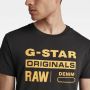 G-Star Biologisch Katoenen Heren T-Shirt Black Heren - Thumbnail 4