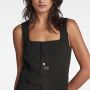 G-Star RAW High Waist Jumpsuit Zwart Dames - Thumbnail 2