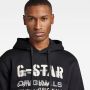G-Star Hooded sweatshirt Multi layer originals Black Heren - Thumbnail 6