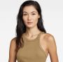 G-Star RAW Italian Utility Ultra Slim Tanktop Beige Dames - Thumbnail 2