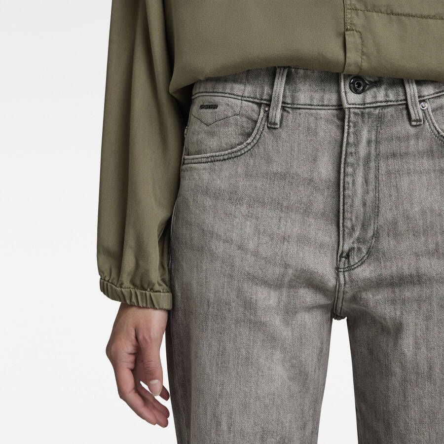 G-Star RAW Janeh Ultra High Mom Ankle Jeans Grijs Dames