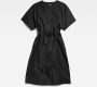 G-Star RAW jurk Adjustable Waist Dress Wmn met ceintuur zwart - Thumbnail 3