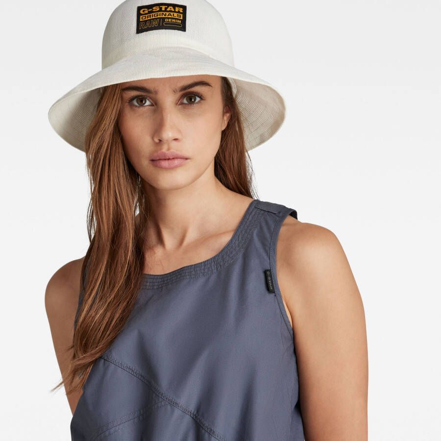 G-Star RAW Jurk Utility Midden blauw Dames