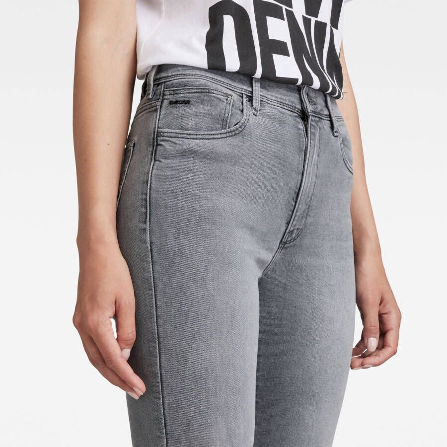 G-Star RAW Kafey Ultra High Skinny Jeans Grijs Dames
