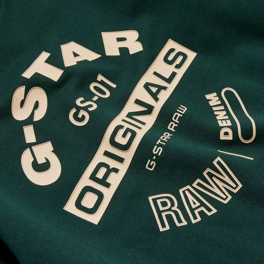 G-Star RAW Kids Sweater Originals Graphic Groen jongens