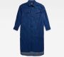 G-Star RAW Lange Western Spijkerjurk Evergreen Donkerblauw Dames - Thumbnail 2