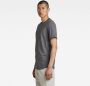 G-Star RAW Lash Back Text T-Shirt Grijs Heren - Thumbnail 2