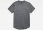 G-Star RAW Lash Back Text T-Shirt Grijs Heren - Thumbnail 3