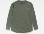 G-Star RAW Lash Fem Loose Top Groen Dames - Thumbnail 3