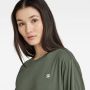 G-Star RAW Lash Fem Loose Top Groen Dames - Thumbnail 4