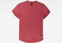 G-Star RAW T-shirt van biologisch katoen rood - Thumbnail 2