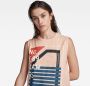 G-Star RAW Lash Graphic Tanktop Roze Dames - Thumbnail 3