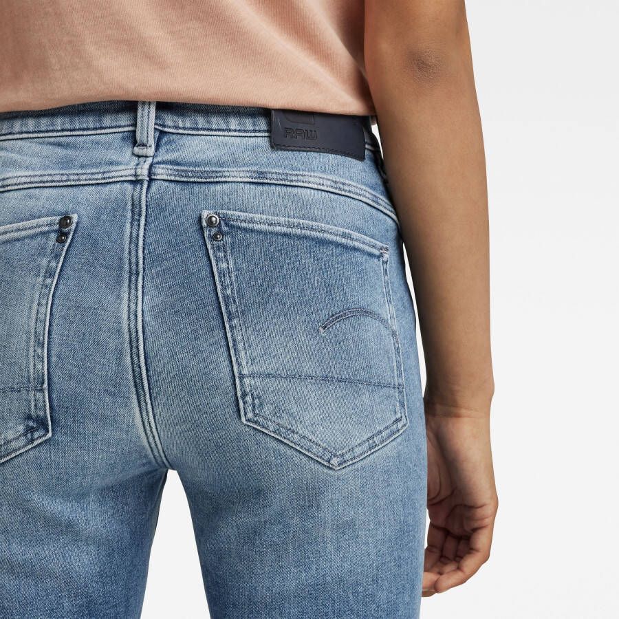 G-Star RAW Lhana Skinny Ankle Jeans Midden blauw Dames