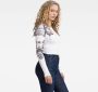 G-Star RAW Lookbook Cropped Baby Sister Top Wit Dames - Thumbnail 2