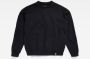 G-Star RAW Loose Sweater Essential Unisex Zwart Heren - Thumbnail 4