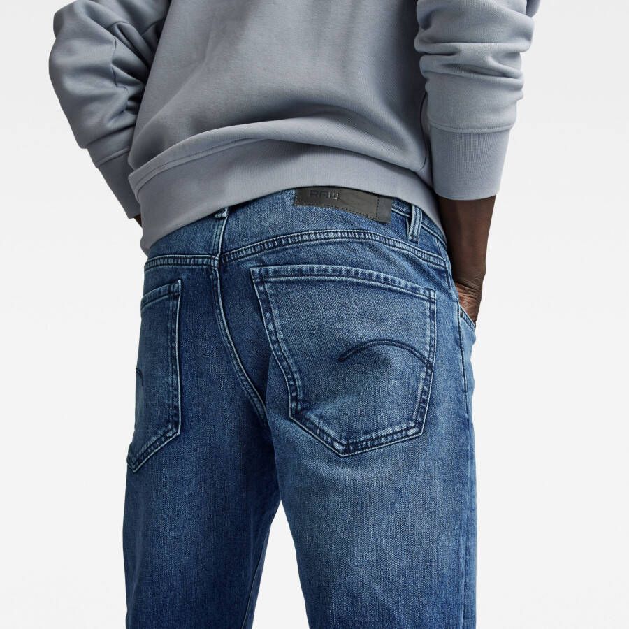 G-Star RAW Mosa Straight Jeans Midden blauw Heren - Foto 5