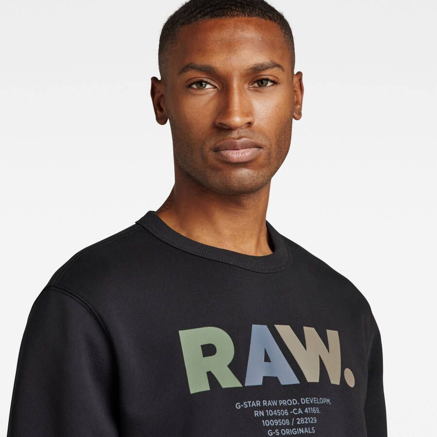 G-Star RAW Multi Colored RAW. Sweater Zwart Heren