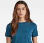 G-Star RAW Mysid Long Slim Top Midden blauw Dames - Thumbnail 2