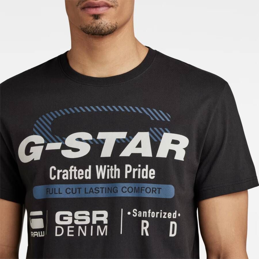 G-Star RAW Old Skool Originals T-Shirt Zwart Heren