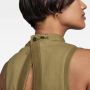 G-Star RAW Jumpsuit Open Back Groen Dames - Thumbnail 4