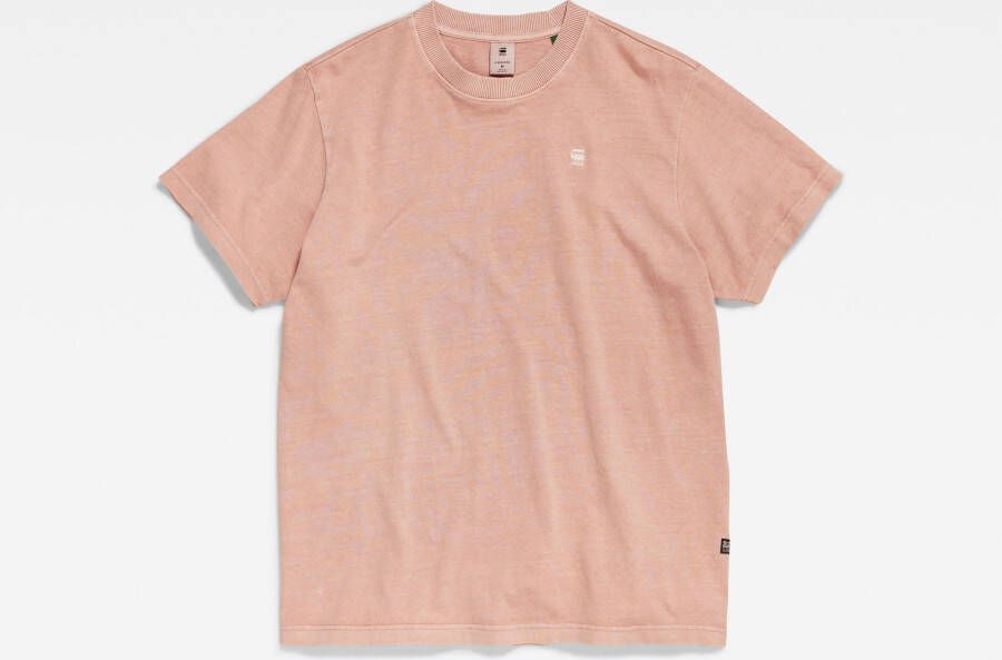 G-Star RAW Overdyed Loose T-Shirt Roze Heren