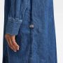 G-Star RAW Overhemdjurk Boxy Midden blauw Dames - Thumbnail 3