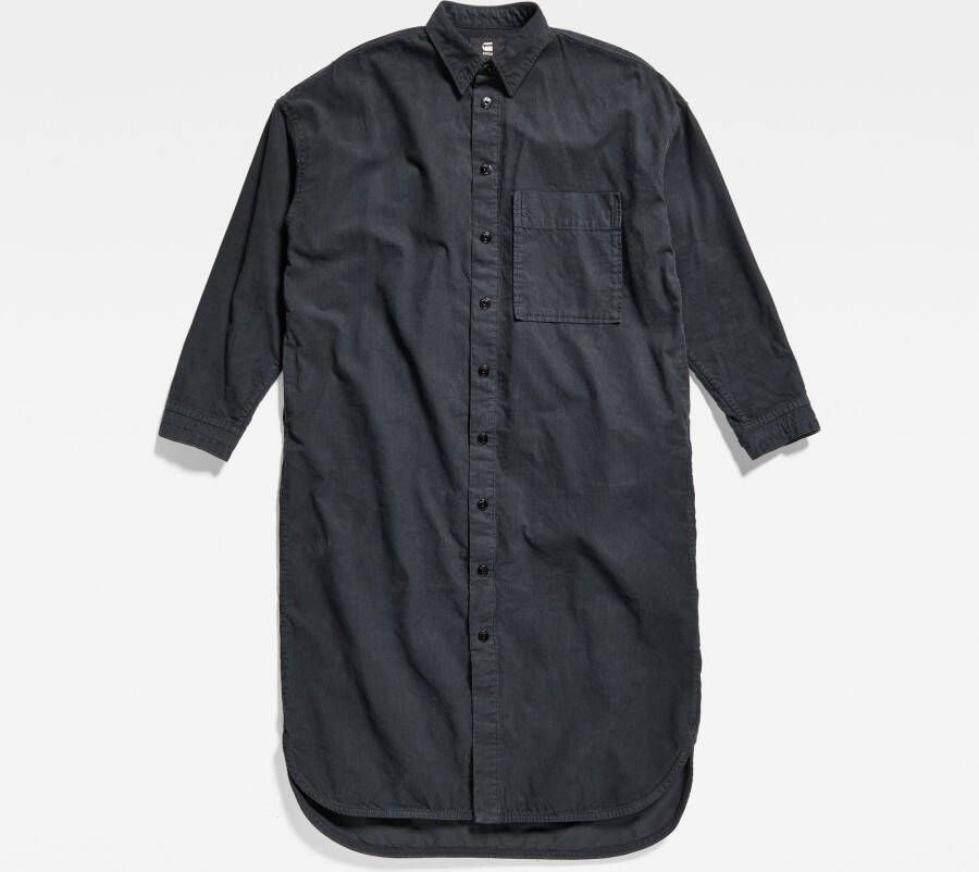 G-Star RAW Overhemdjurk Long Grijs Dames