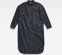 G-Star RAW Jurk met overhemdkraag Long shirt jurk - Thumbnail 2