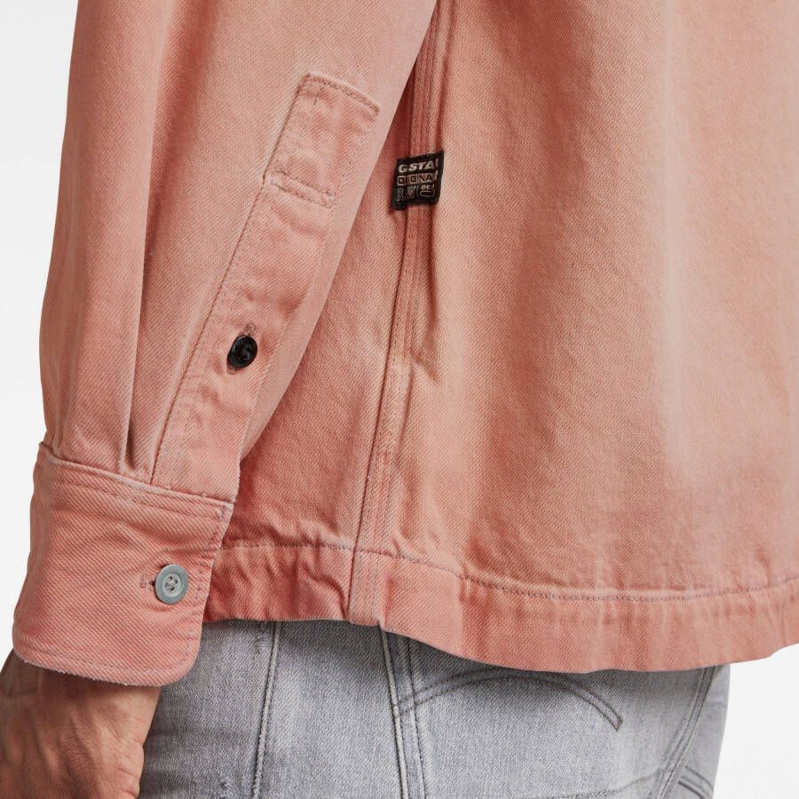 G-Star RAW Oversized Boxy Fit Shirt Roze Heren